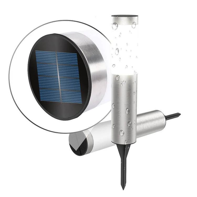 Outdoor Solar Stainless Steel Post Light