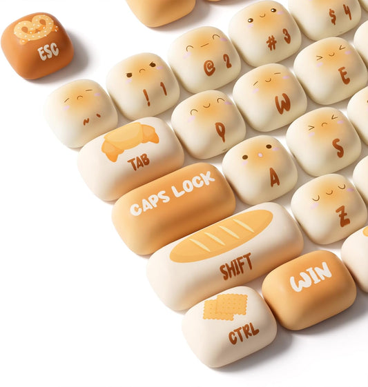 WonderBun Toasted Bread DIY Keycaps Limited Edition