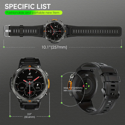 INEYES KE3 Smart Watch For Men, Compatible With Android And iPhon