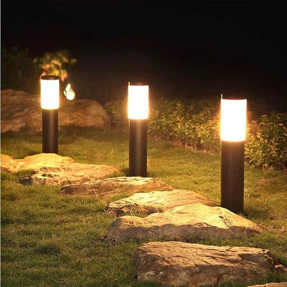 Outdoor Solar Stainless Steel Post Light